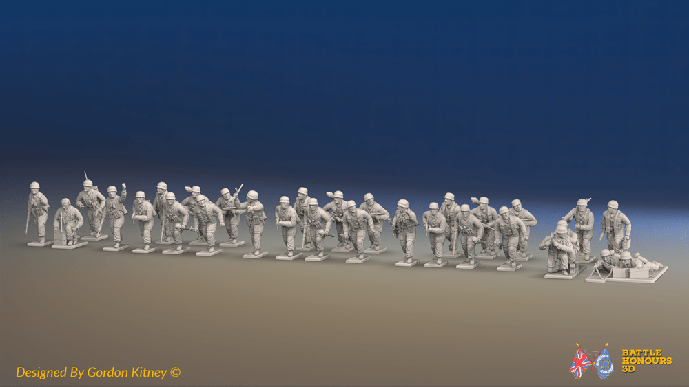 German Paratroopers Platoon