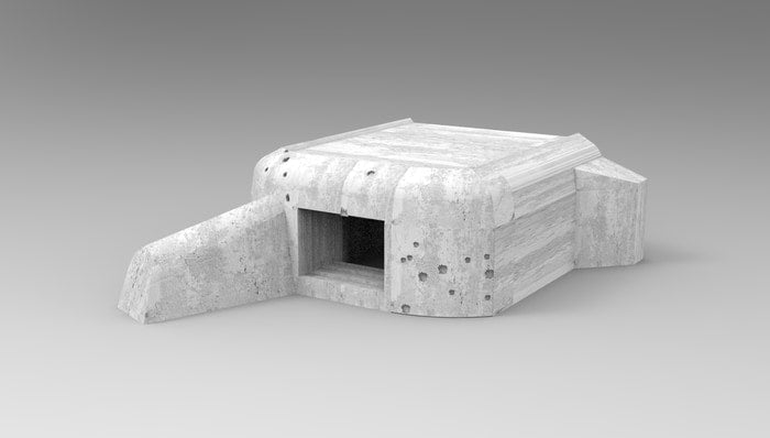 Regelbau 612 Bunker (WN 62) Terrain (WW2)