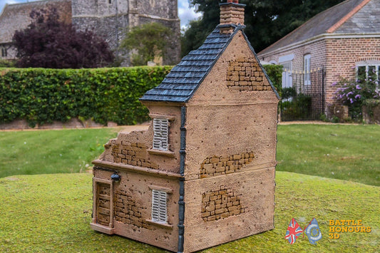 Ciudad destruida francesa