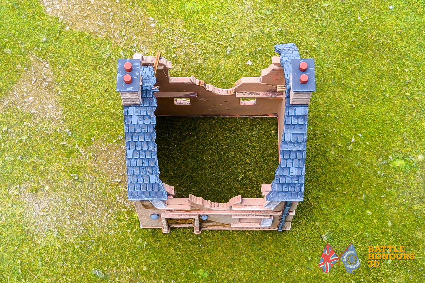 European Town Ruins House 3 (WW2)