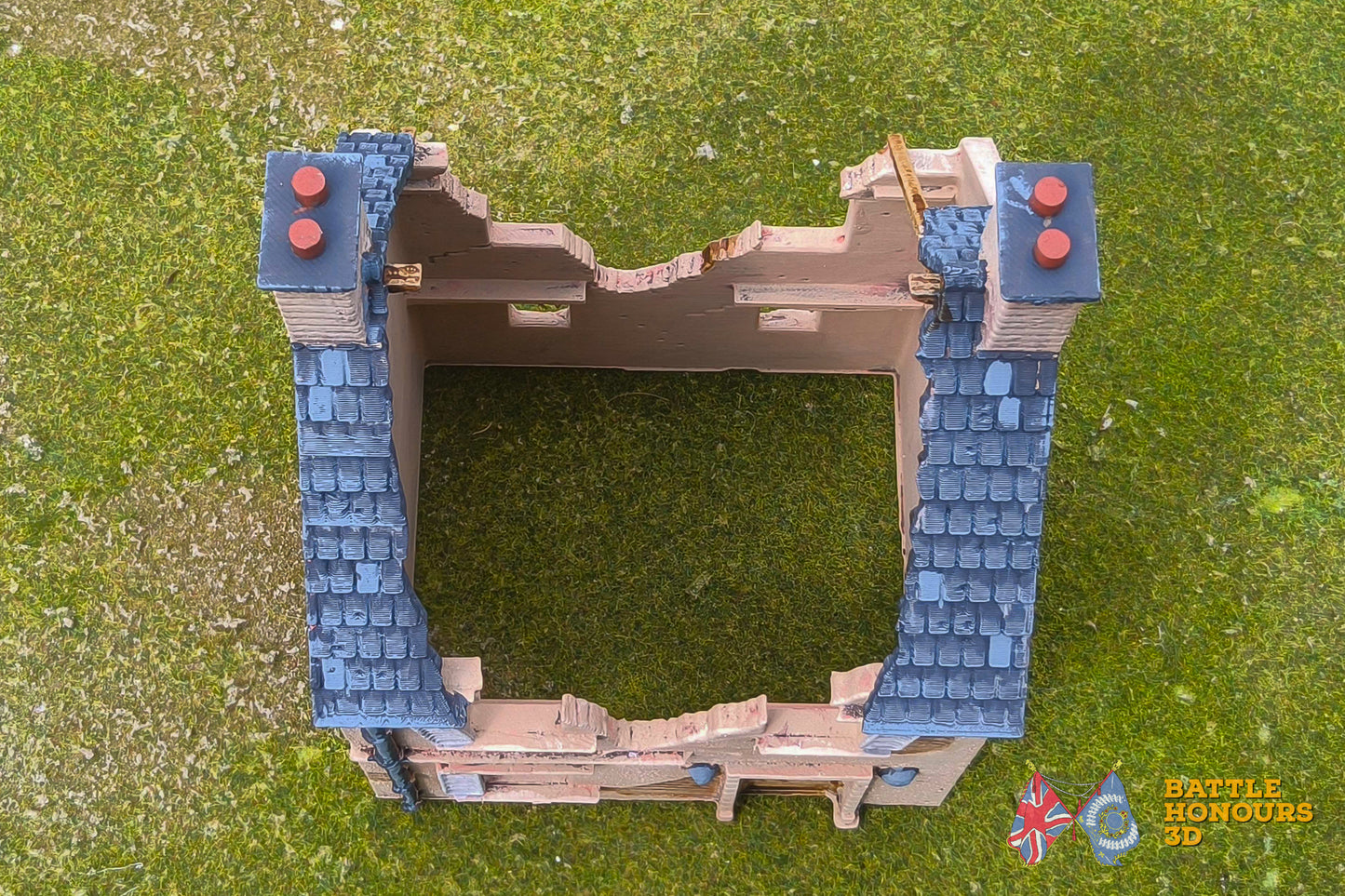 European Town Ruins House 4 (WW2)