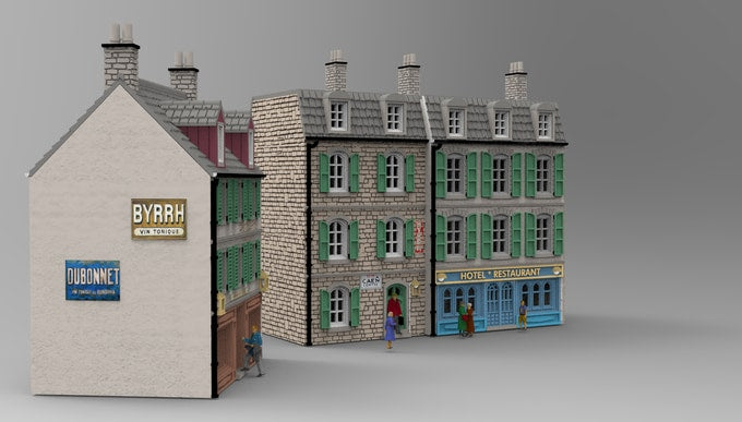 Normandy Town Terrain Set (WW2)