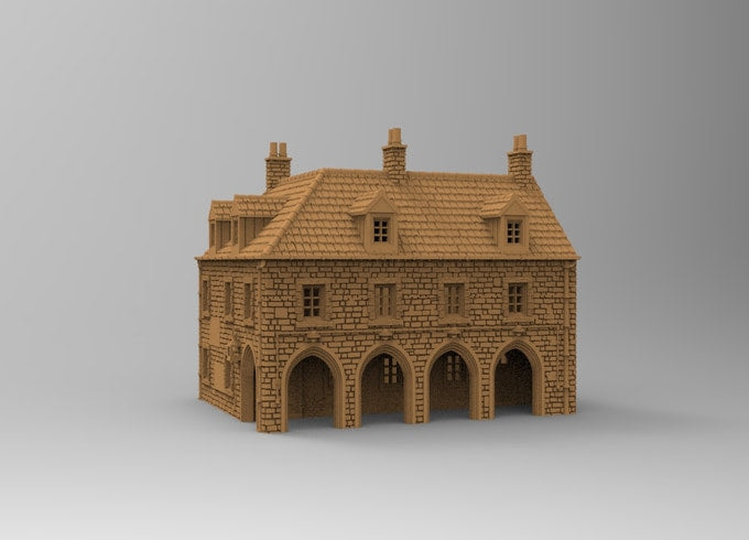 Arcade House Terrain – Carentan (WW2)