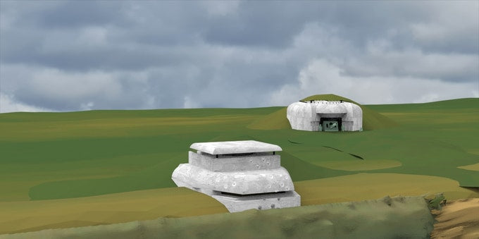 Feuerleitstand 262 Bunker – Longues‑sur‑Mer Terrain (WW2)