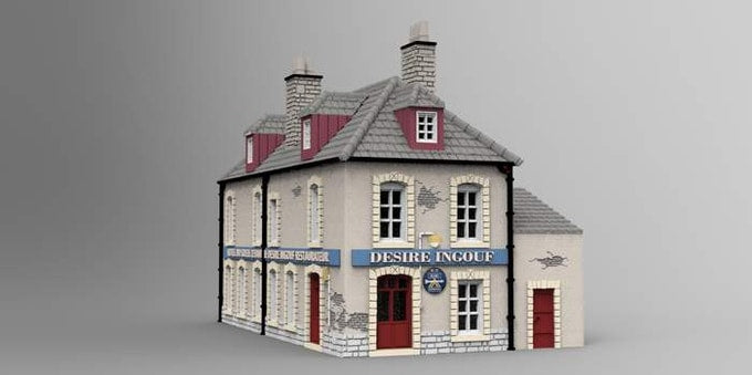 Hôtel Restaurant Desiré Ingouf Terrain (Normandy, WW2)