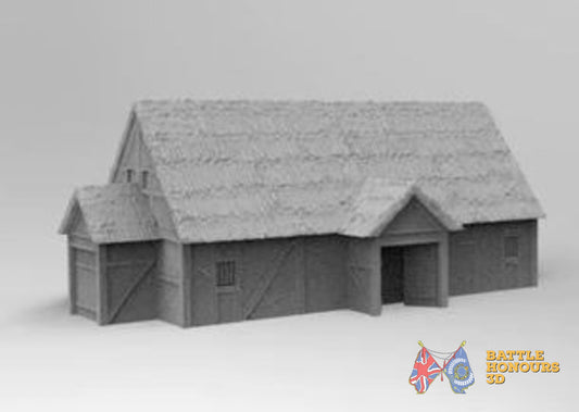 Anglo-Saxon longhouse included in the village set