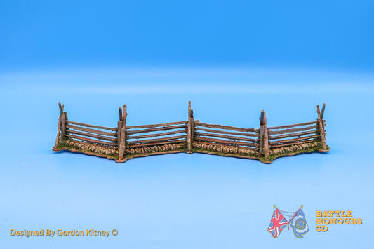 Split‑Rail Fence Snake Fence Terrain Variant 2 (American Civil War)
