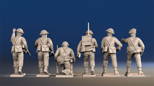 WW2 British Infantry - Command, Battle Dress