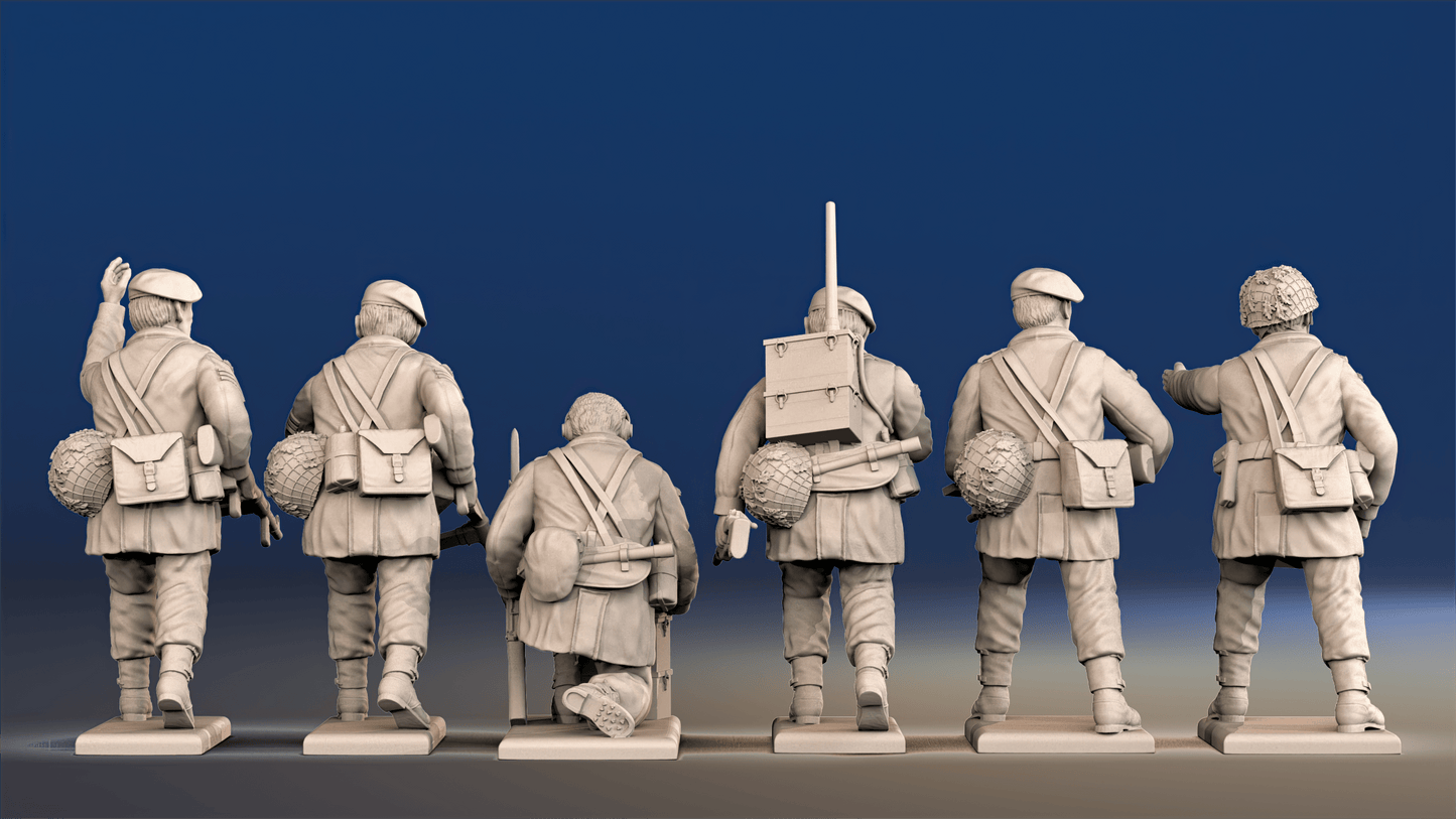 WW2 British Paratroopers - Command, Red Berets
