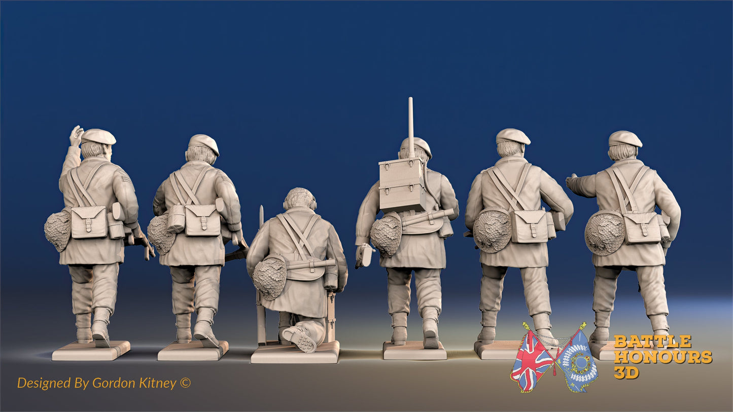 Royal Marine Commando command rear view