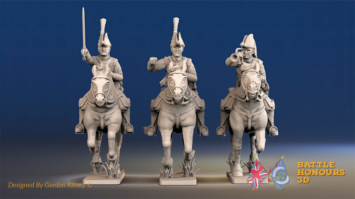 British Heavy Dragoons command galloping alternate view