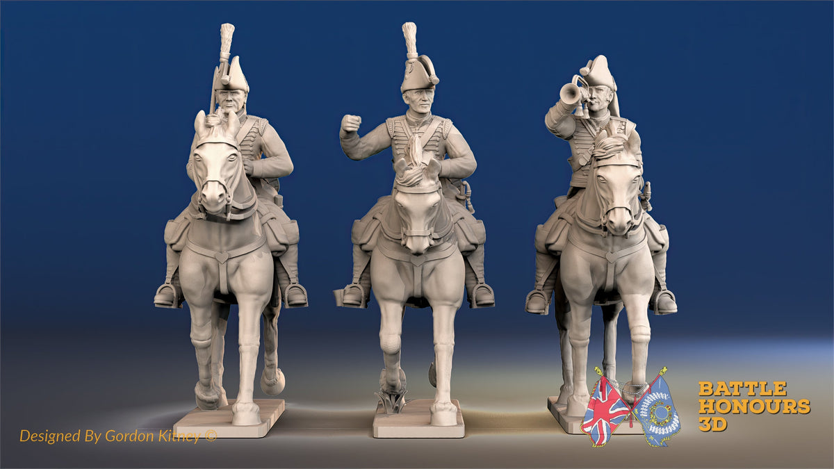 British Heavy Dragoons command trotting alternate view