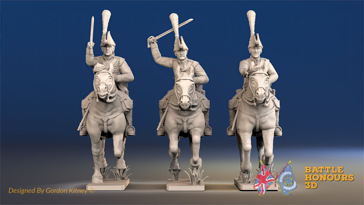British Heavy Dragoons galloping set 1 alternate view