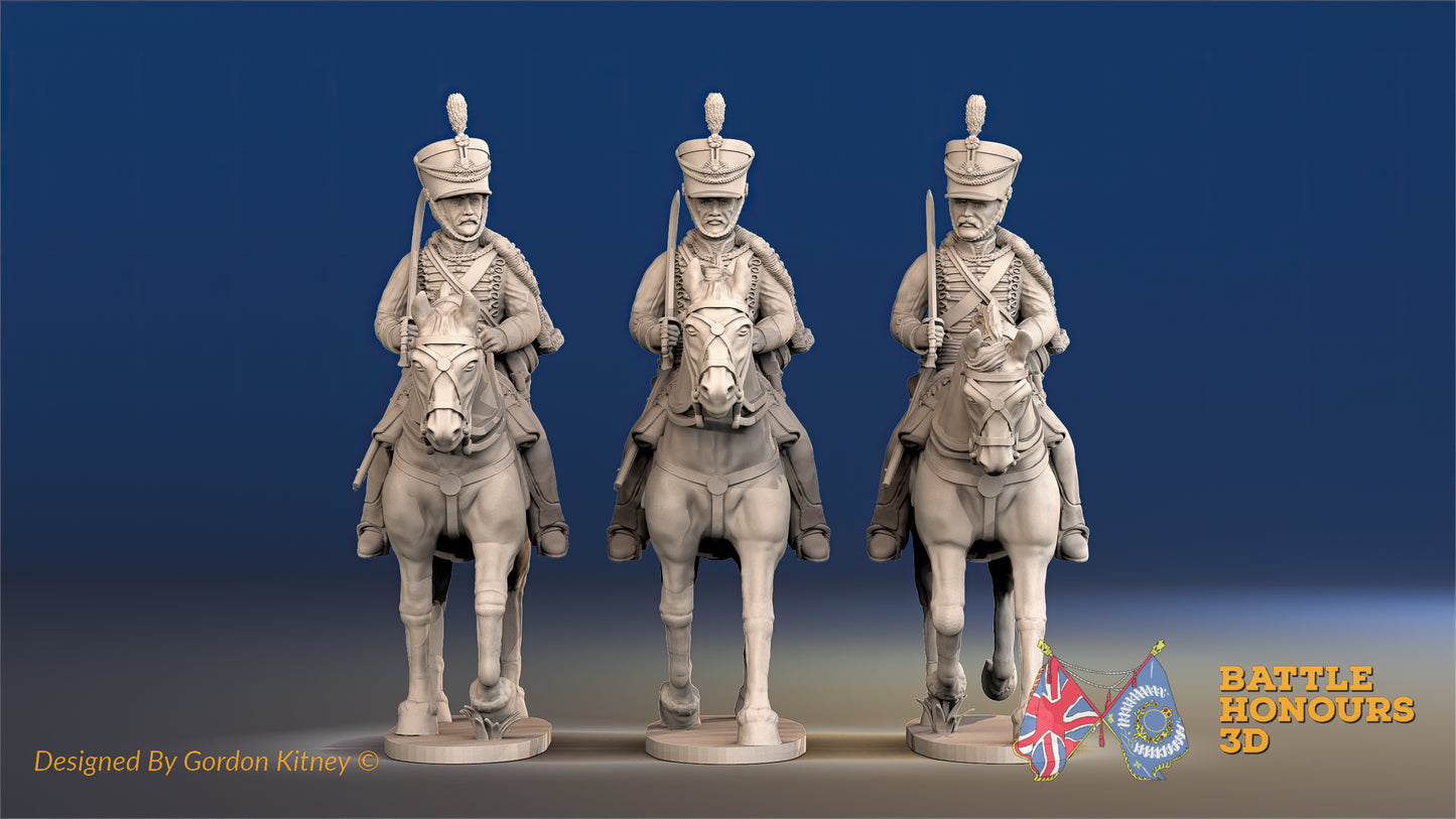 British Hussar Bell Shako Trotting