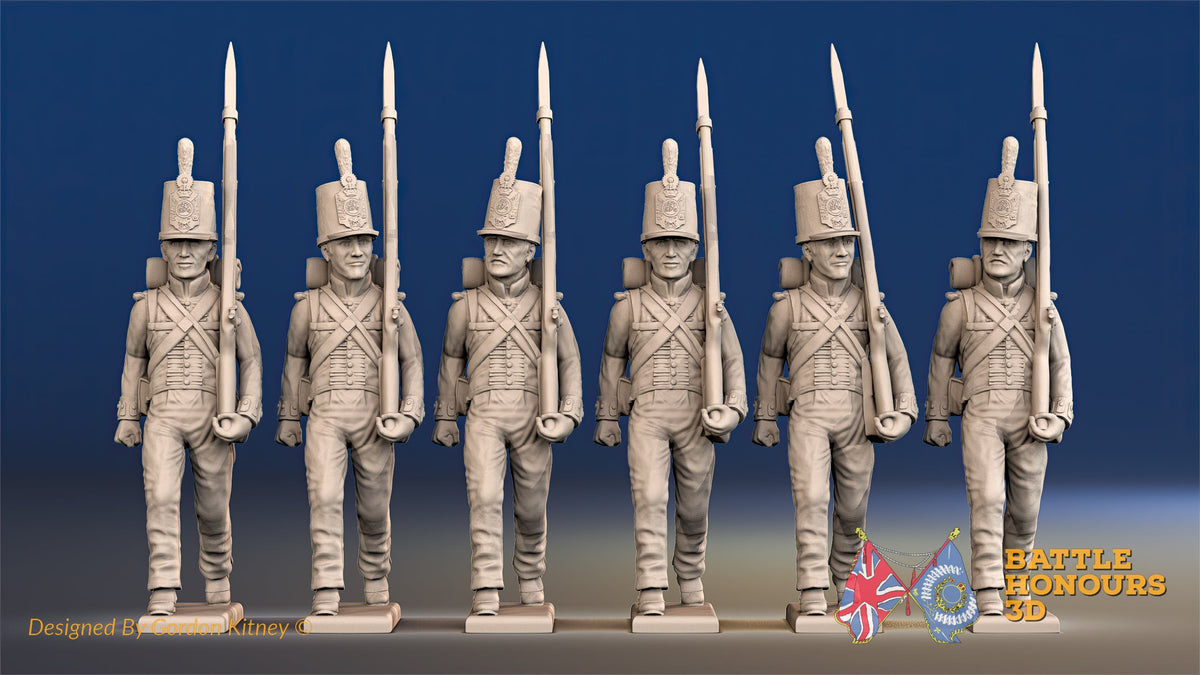 British march attack regular shako alternate view