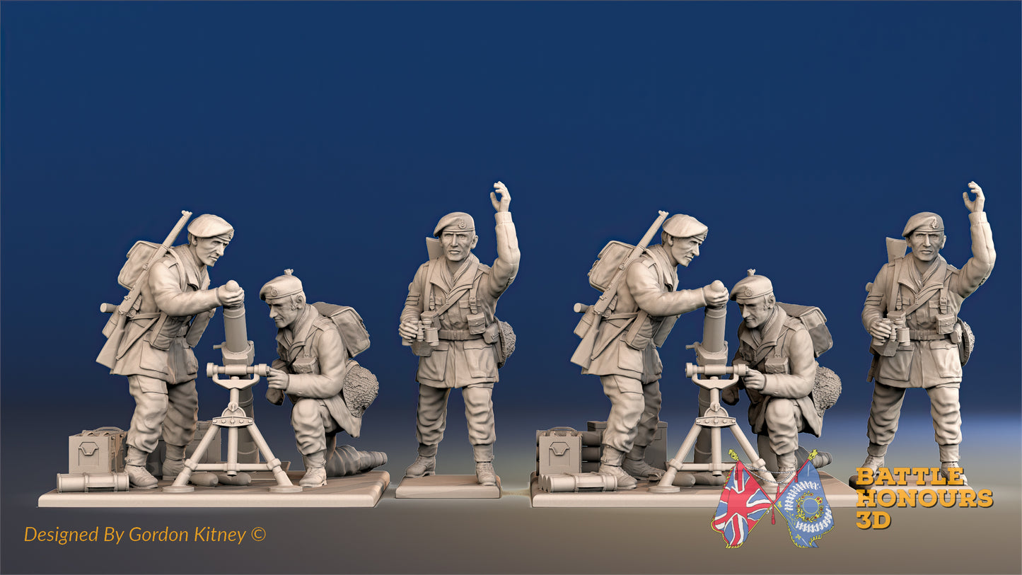 British Royal Marine Commando Green Beret Mortar