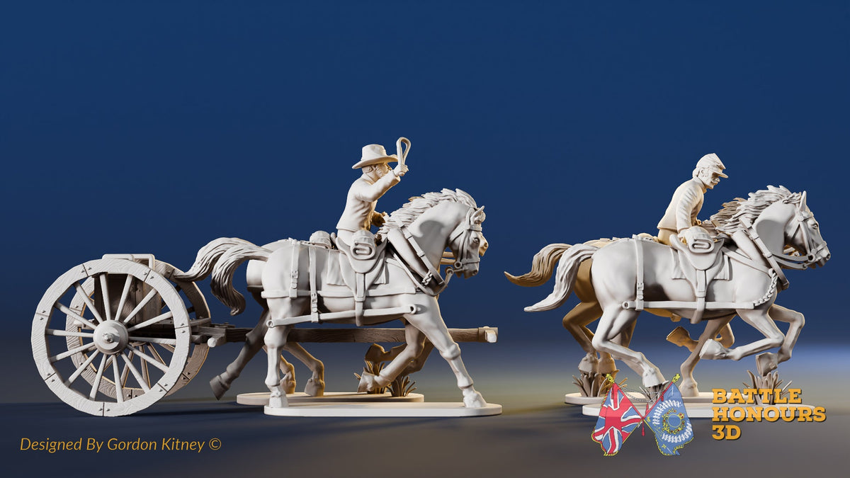 CSA 4 horse limber galloping forage alternate view