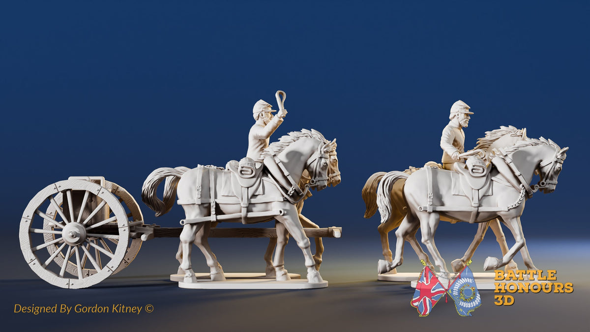 CSA 4 horse limber trotting forage alternate view