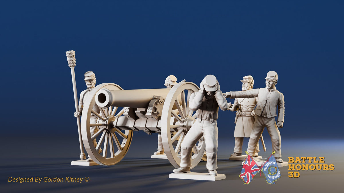 CSA artillery firing forage alternate view