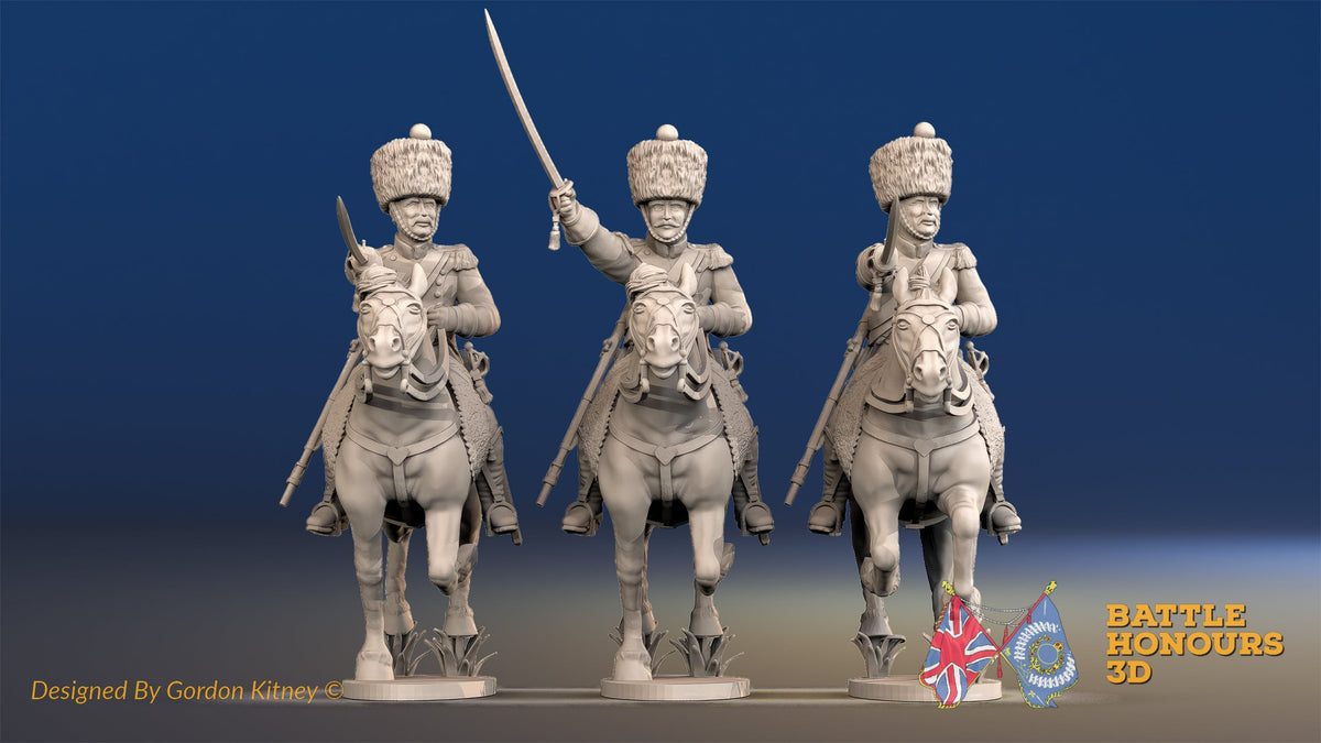 French Chasseur Cheval elite campaign dress galloping set 1 alternate view