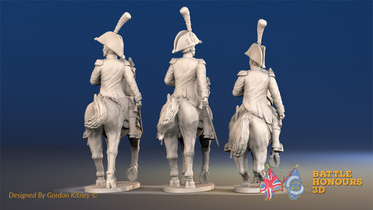French Colonel Bicorn set 3 rear view