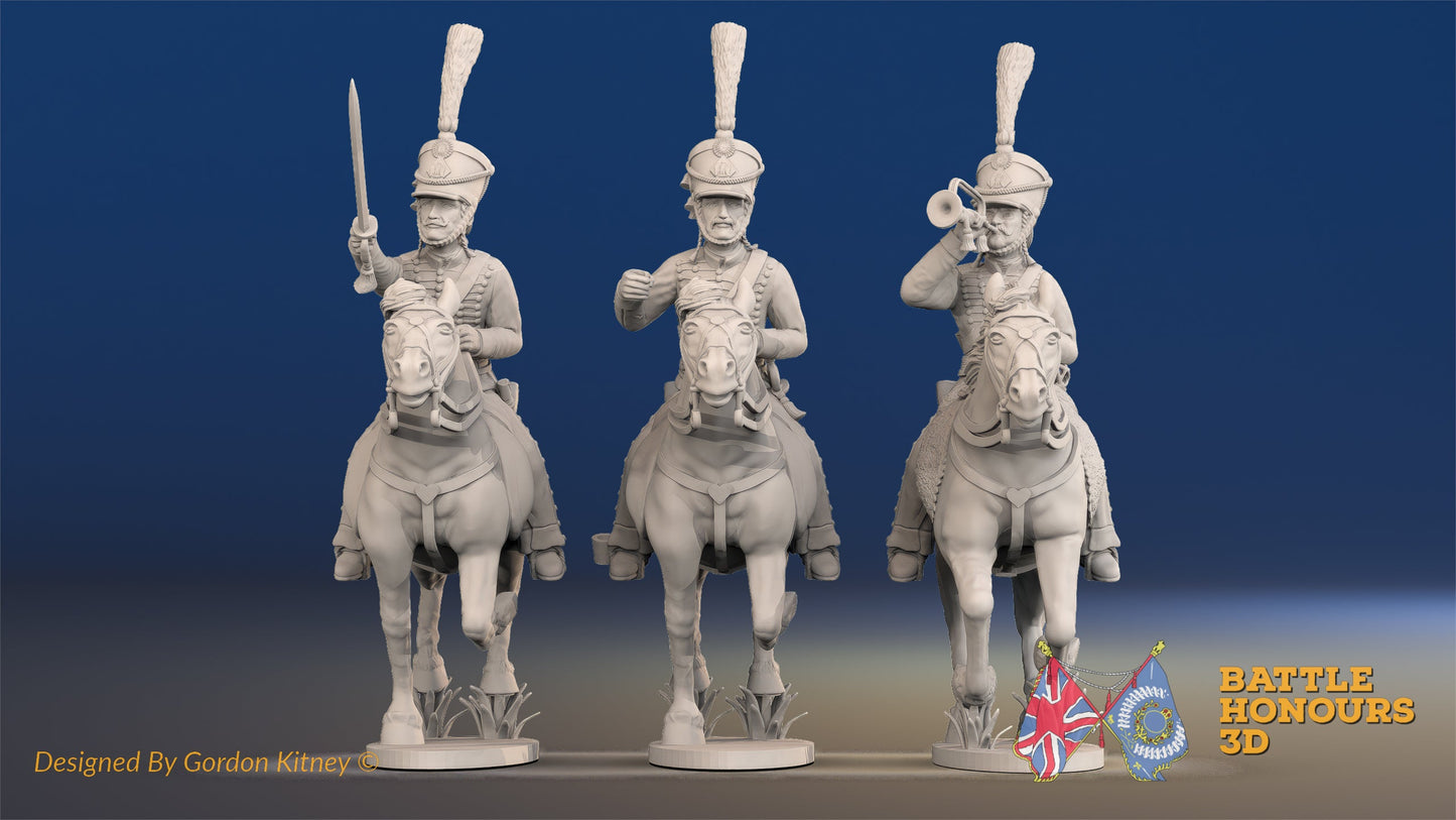 French Hussar Command Campaign Dress Shako Gallop