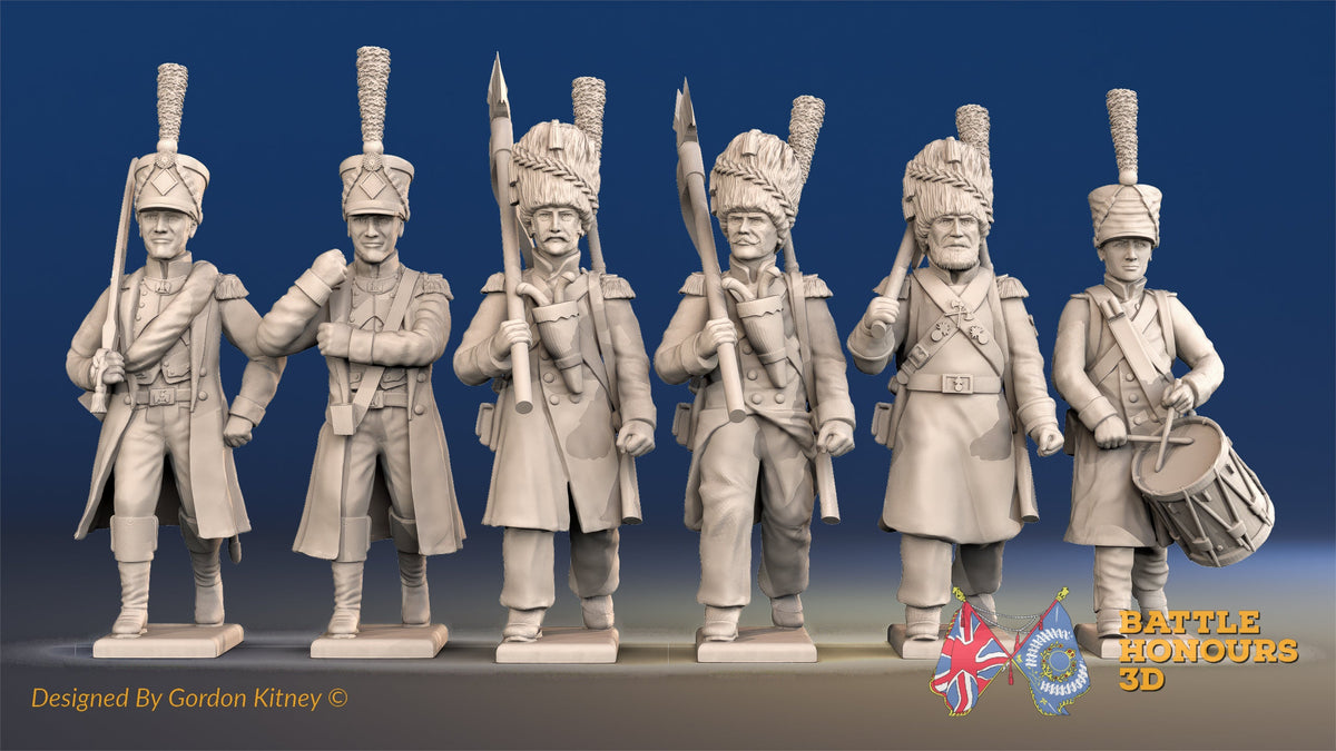 French line command march attack shako greatcoat alternate view