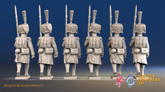 French March Attack Elite Voltigeurs Colpack Greatcoat Hussar Boots Short Gaiters