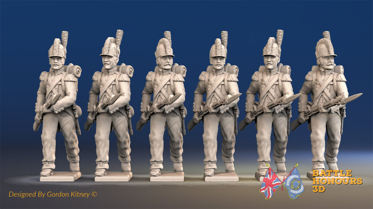 French Tarleton Voltigeurs advancing trousers alternate view