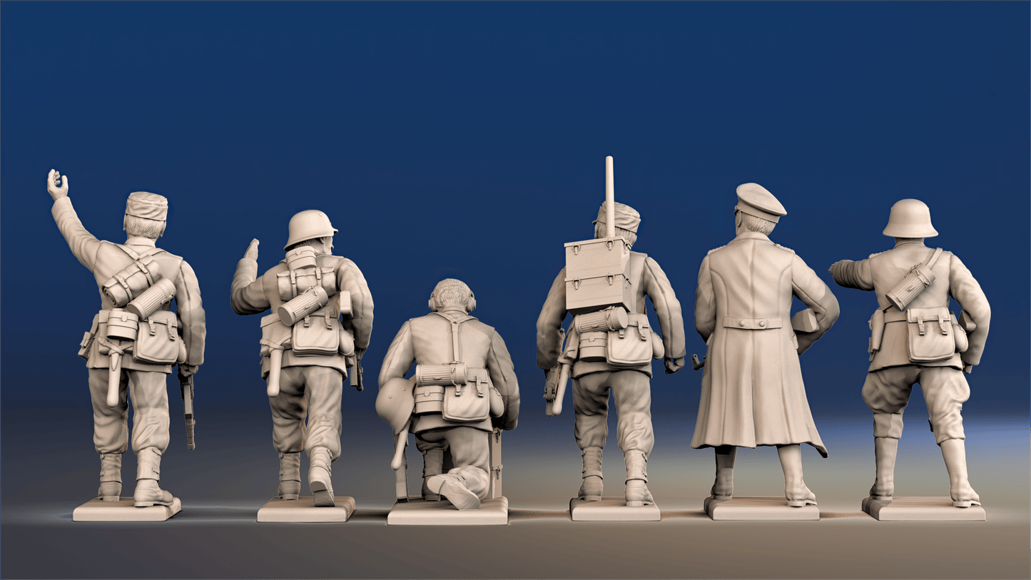 WW2 German Infantry - Command and NCOs