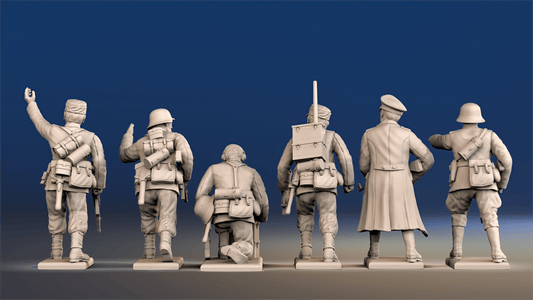 WW2 German Infantry - Command and NCOs