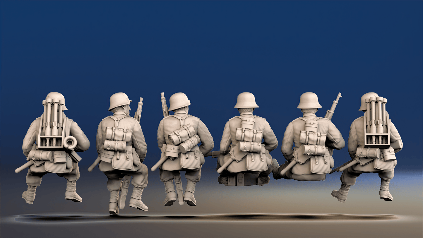 WW2 German Infantry Tank Riders - Support Weapons