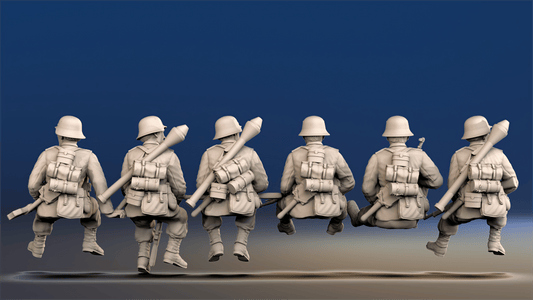 WW2 German Infantry - Tank Riders