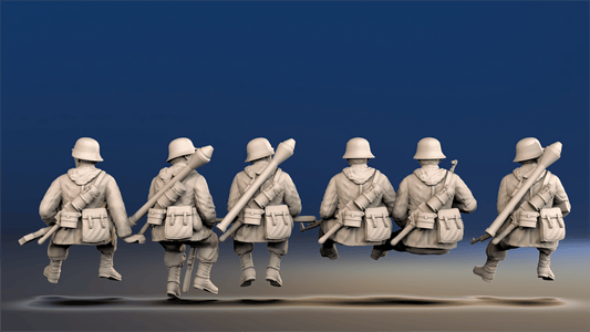 WW2 German Panzergrenadiers - Tank Riders in Smocks
