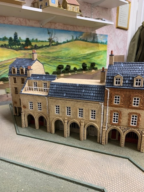 Carentan Arcade Rowhouses Terrain Set (WW2)