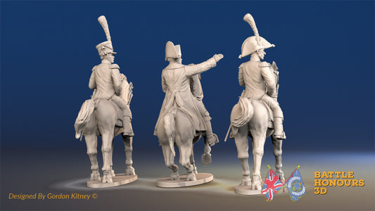 Napoleon and Generals rear view