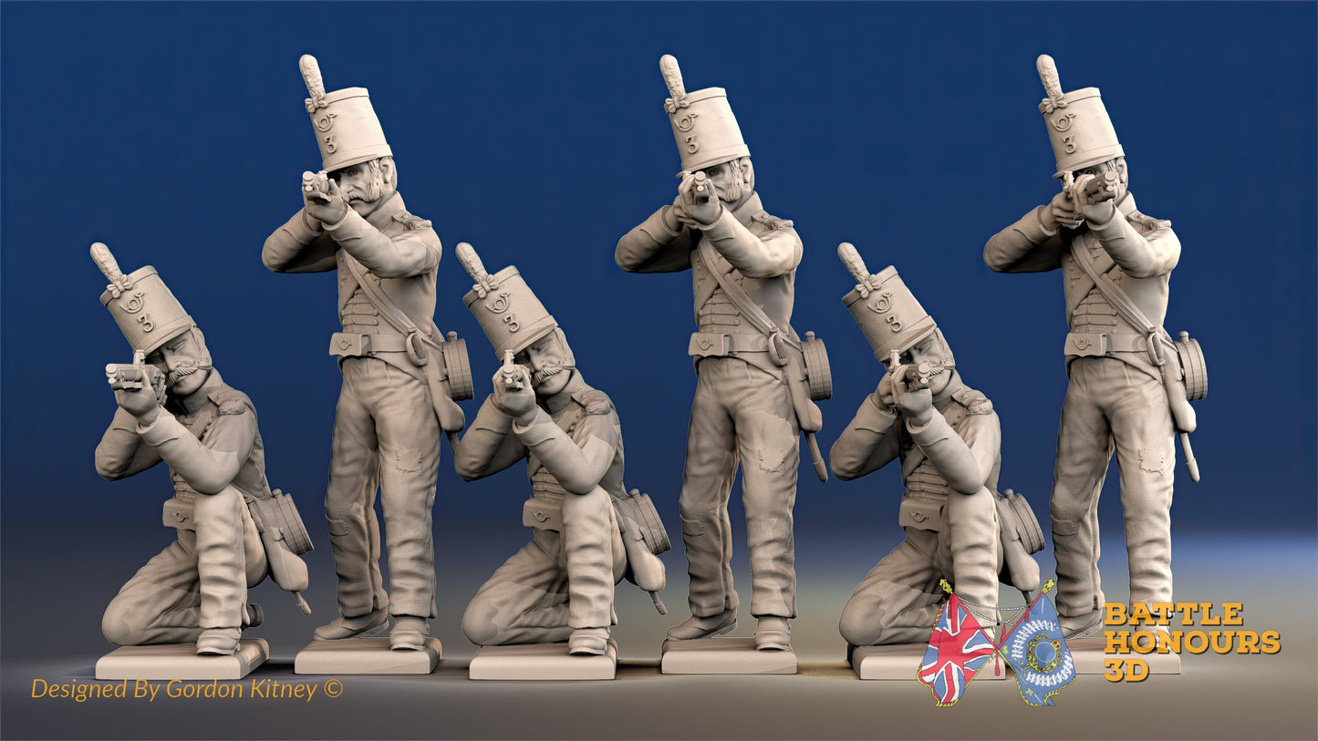 Portuguese Caçadores Third Regiment Firing