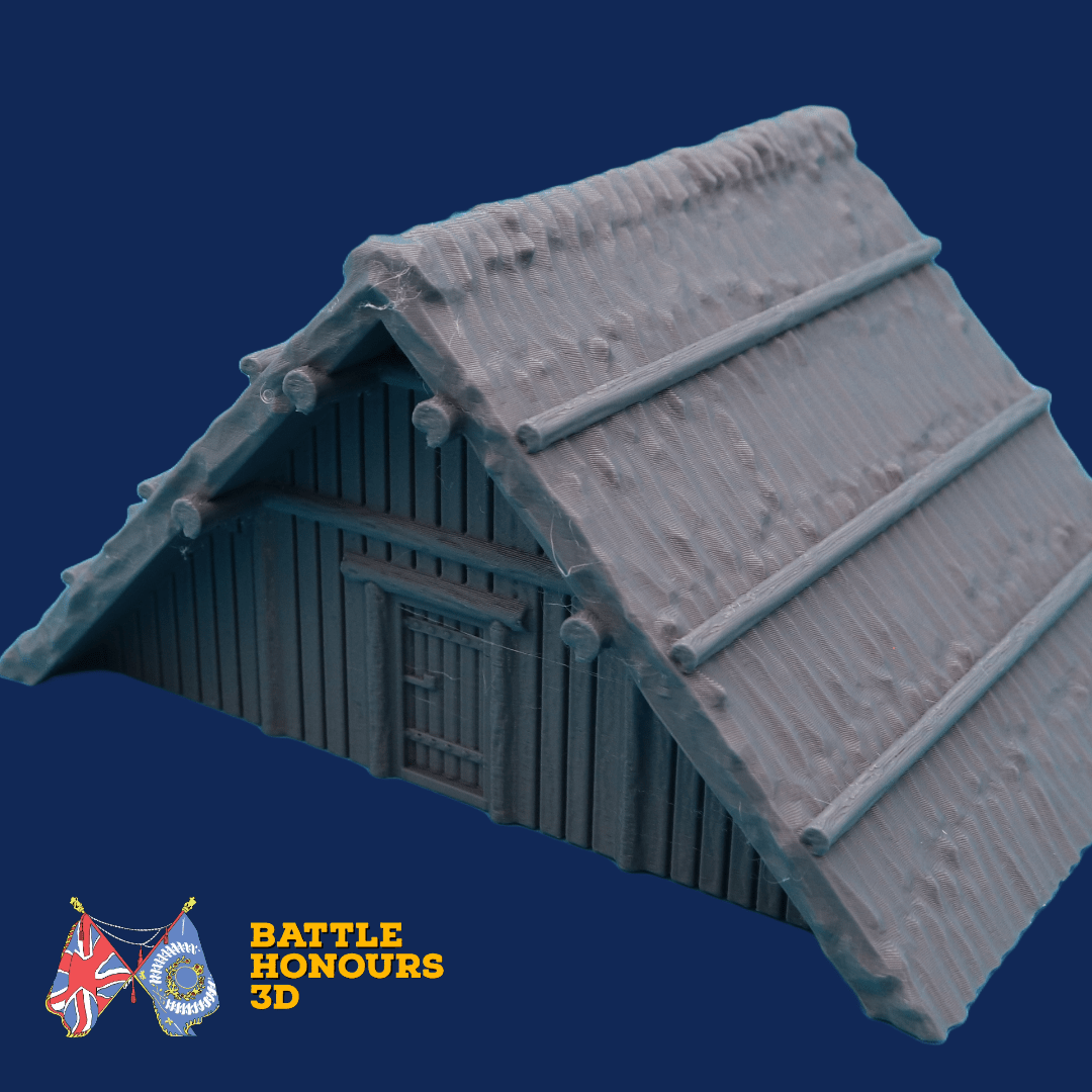 Anglo Saxon Houses terrain model product cutout view 3