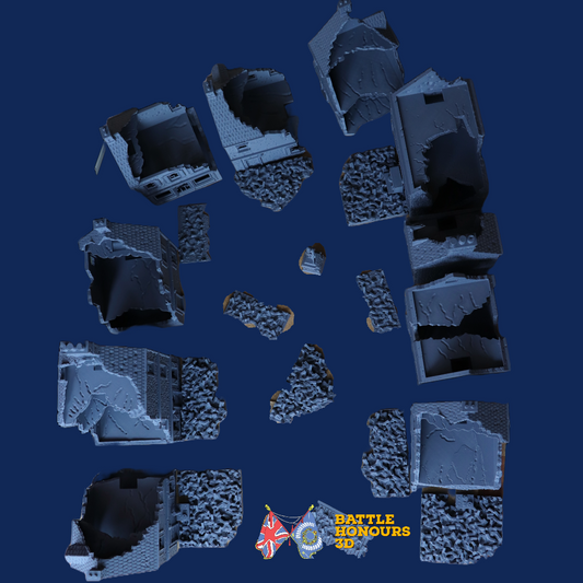 French Destroyed Town Terrain (WW2)