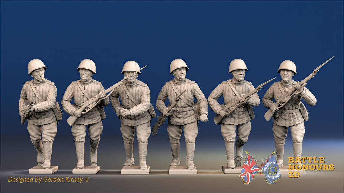 Russian padded advancing helmet figures view 1