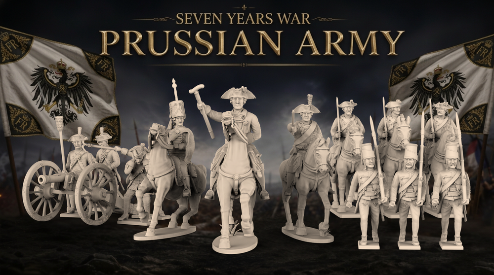 Seven Years’ War Prussian miniatures