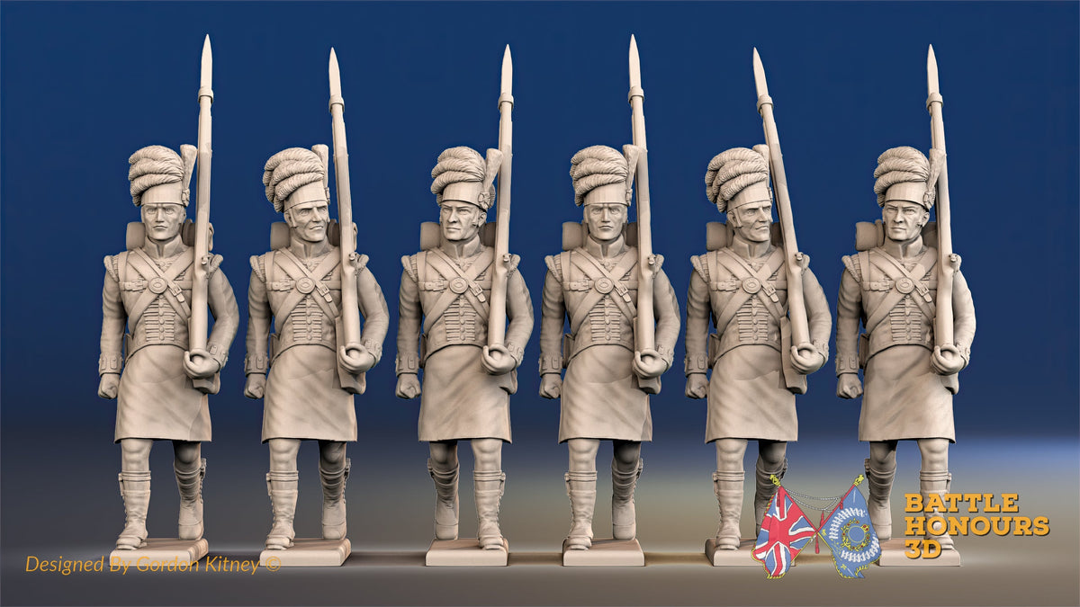 Scottish Highland march attack flank company kilts alternate view