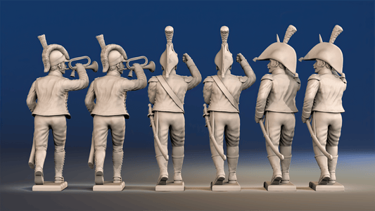 Napoleonic Spanish Cazadores Light Infantry Command - March Attack, Gaiters