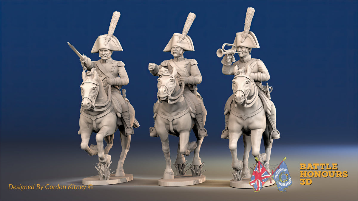 Spanish Heavy Dragoons command galloping alternate view