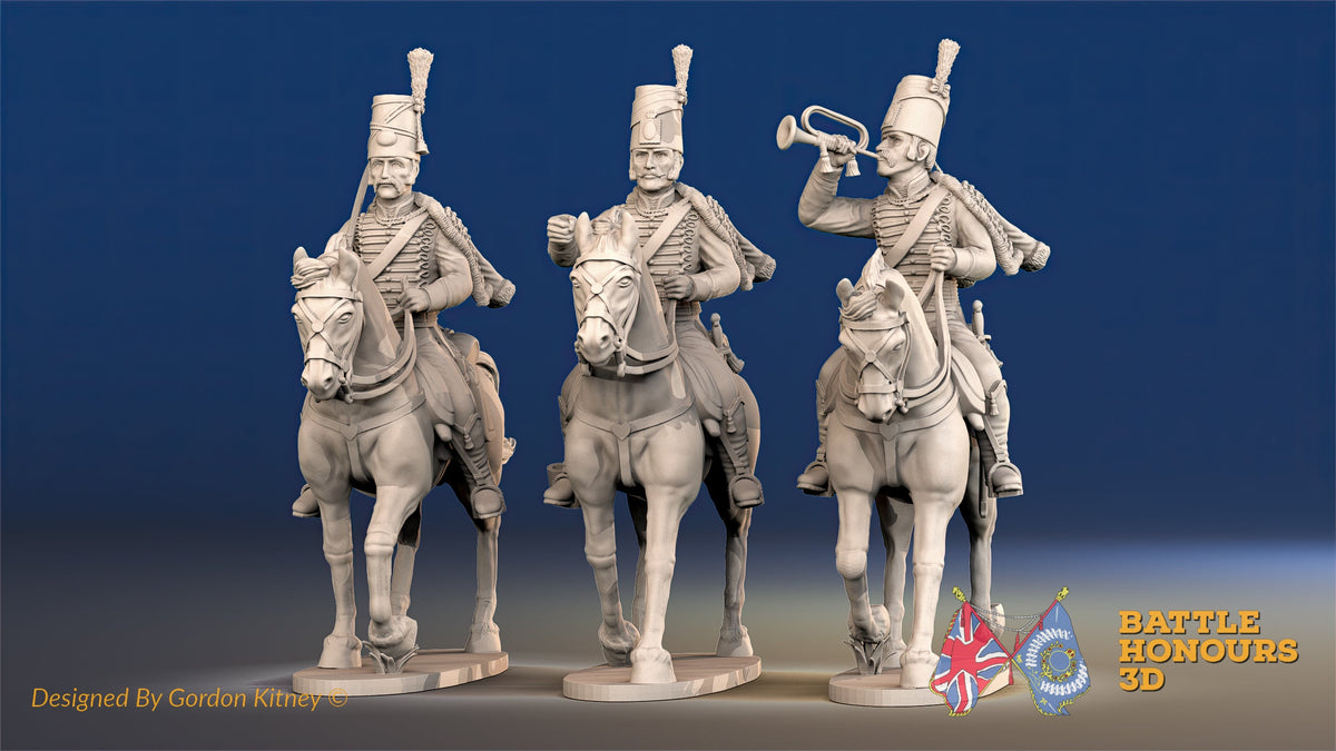 Spanish Hussars command trotting alternate view
