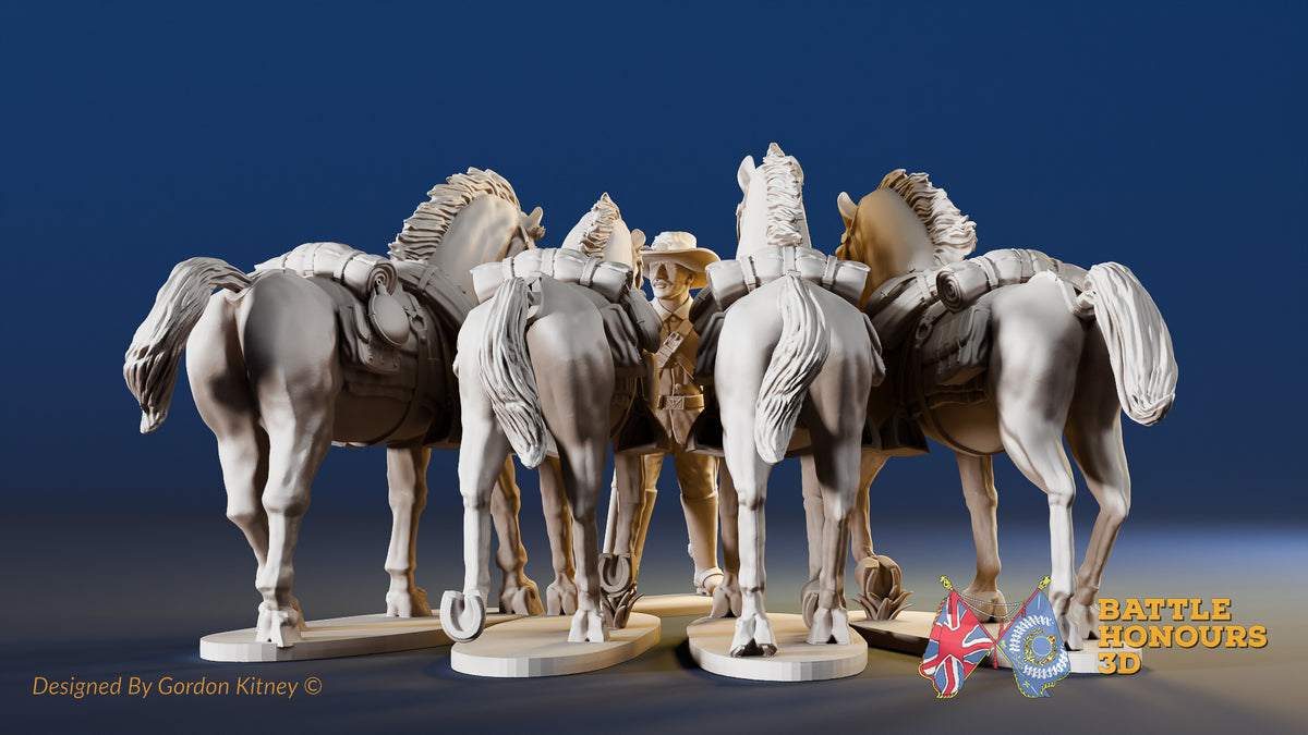 USA horse holder sackcloth and horses variant 1 view 2