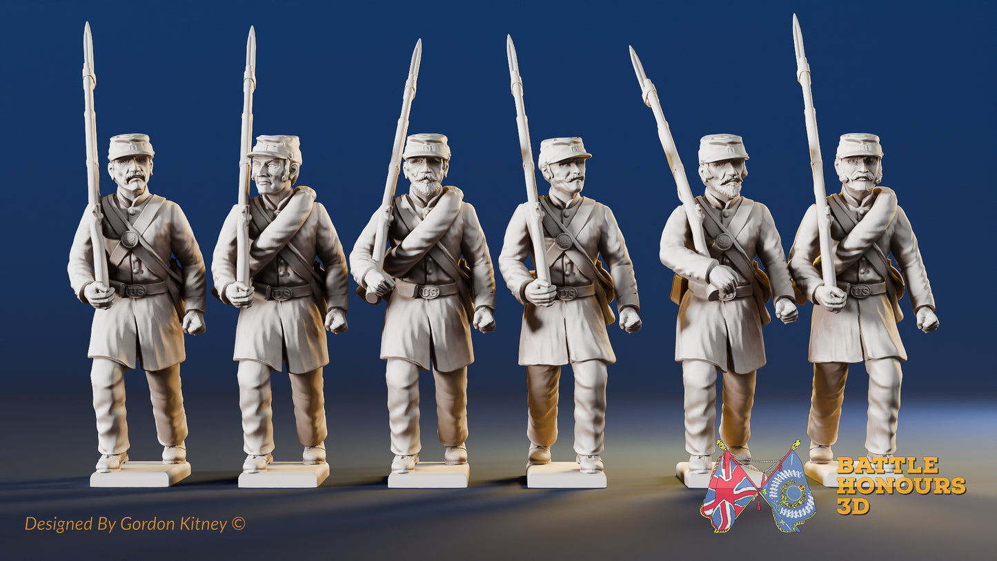 Union - Right Shoulder Shift March Infantry Frock Kepi Variant 2