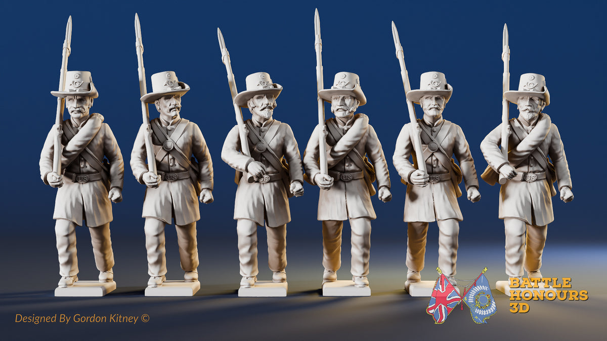 Union right shoulder shift marching infantry Iron Brigade, variant 2
