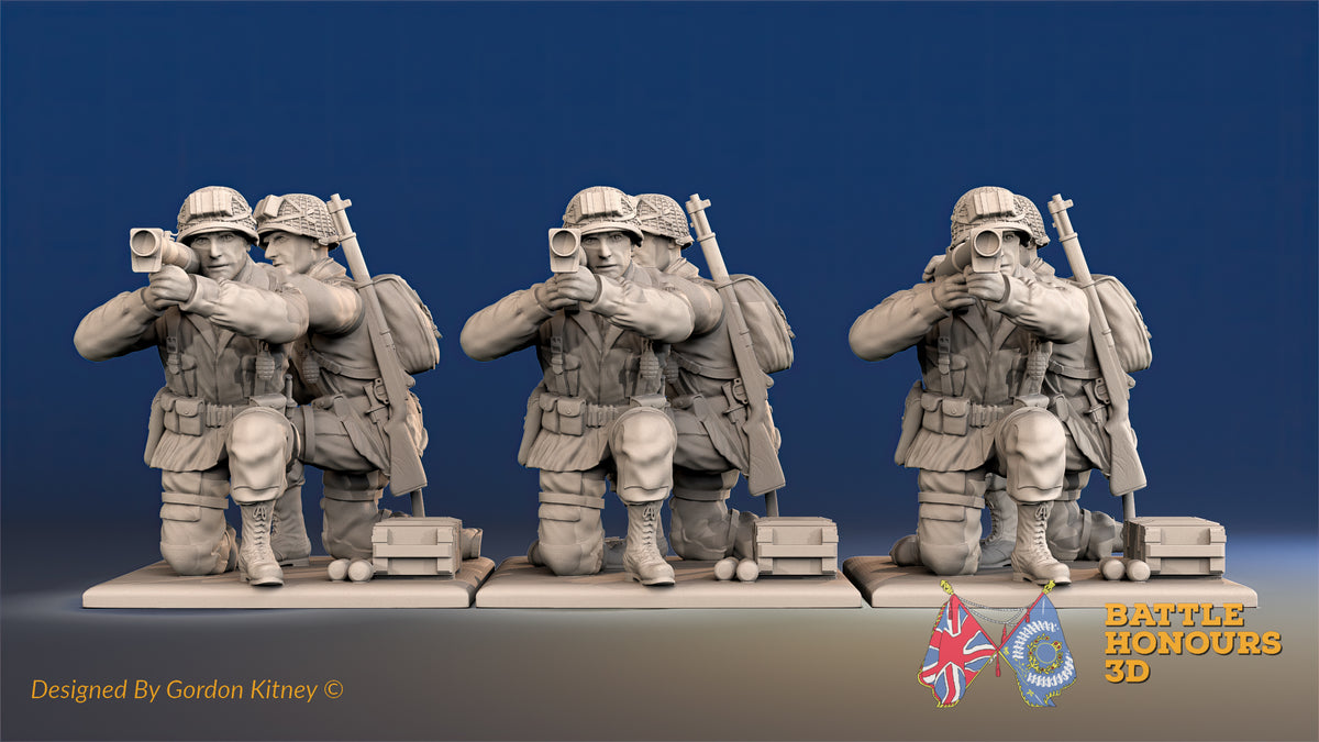 US Airborne bazooka team