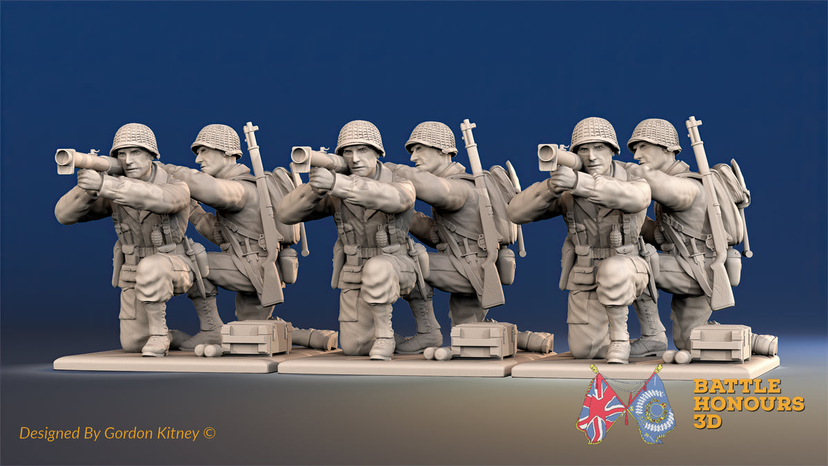 US GI bazooka team